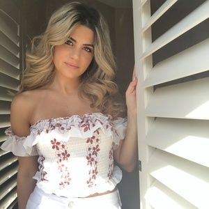 NEW Fabulous Floral Off the Shoulder Top